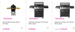 25% korting op alle barbecues bij Ranzijn