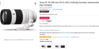 Sony SEL-70200G G Telephoto Camera Lens voor €784 bij Amazon