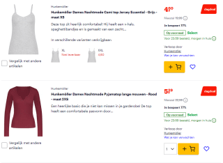 Tot 77% korting op nachtmode en lingerie voor dames bij Bol.com