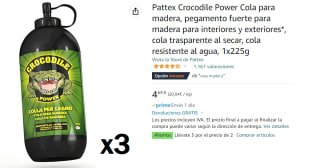Pack 3 Pattex Crocodile Power de 225g por 9.38€