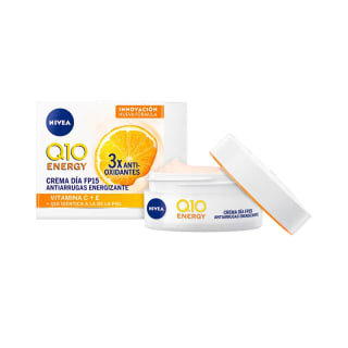 2 Botes de NIVEA Q10 Energy Crema de Día Antiarrugas FP15 con Vitamina C 50ml por 11.29€
