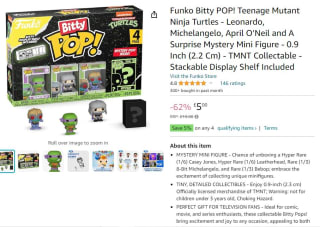 "TMNT Funko Bitty POP! Bundle: £5"