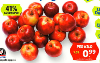1 Kilo Jonagold Appels voor €1 bij de Lidl