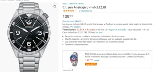 Reloj Citizen Sport por 109.21€