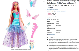 Barbie A Touch of Magic Pop voor €15,97 bij Amazon
