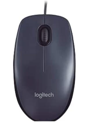 Ratón Logitech M90 con Cable USB Óptico 1000 DPI por 4,49€