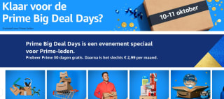 Amazon Prime Big Deal Days op 10 en 11 oktober