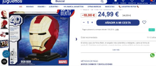 Puzzle 4D Marvel Casco Iron Man por 24,99€