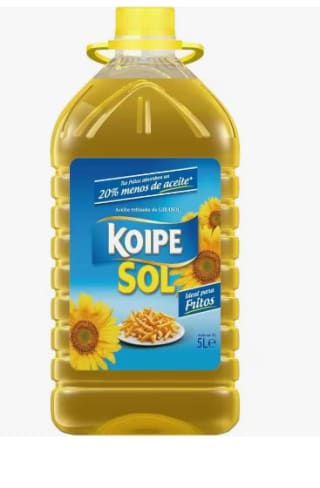 Aceite refinado de girasol Koipe Sol garrafa 5L por 6.89€