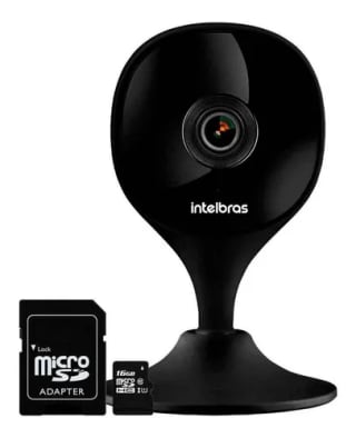 Câmera da Intelbras, modelo Imx C Black - R$ 352,25