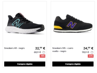 Rebajas hasta 60% New Balance ropa y calzado precios muy buenos