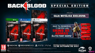 Back 4 Blood Edición Especial caja metálica PS4 o Xbox One / Series X por 3,90€