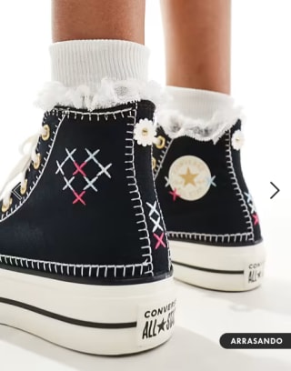 Zapatillas mujer Chuck Taylor punto de cruz Converse por 34,80€