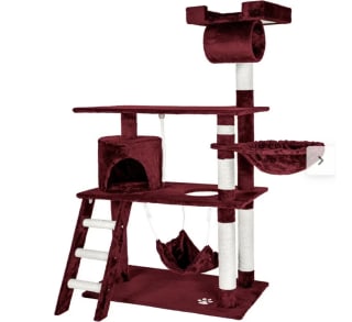Tectake Rascador para gatos Marcel burdeos por solo 55,99€