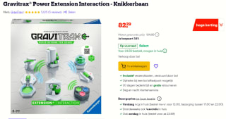 Gravitrax® Power Extension Interaction - Knikkerbaan voor €82,29 bij Bol.com