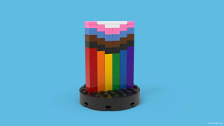Bouw een LEGO® Progress Pride-vlag en neem hem mee naar huis!