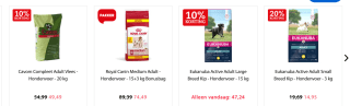 10% korting op alles bij Petsplace