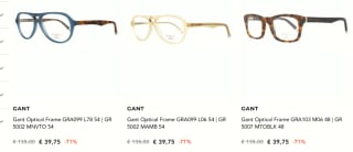 Tot 71% korting + 15% extra korting dmv code op GANT kleding & accessoires bij Secret Sales