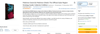 Pokemon Sword & Shield: The Official Galar Region Strategy Guide - Collector's Edition Hardcover boek voor €5,87 bij Amazon