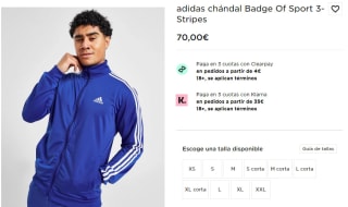 Chándal Adidas Badge Of Sport 3-Stripes por 56€