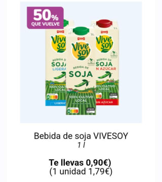 -50% que Vuelve con Carrefour.