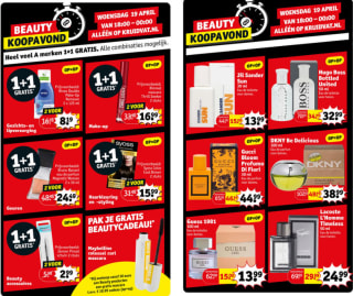Extra koopavond 25% extra korting op 1 product + veel A-merken 1+1 gratis bij Kruidvat op 19 april