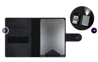 Ledlenser Lite Wallet, Vintage Black, portemonnee met led-zaklamp voor €17,95 bij iBOOD