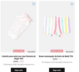 Recopilación desde Carrefour ropa, calzado y accesorios con envío gratis
