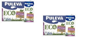 2 Pack de 6 x 1L de Leche ecológica Puleva ECO Sin Lactosa Semidesnatada por 15.49€