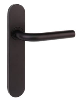 Novidade deurkrukset Parijs ovaal blind schild zwart RVS voor €19,99 bij de Gamma