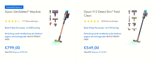 Dyson kortingscode voor tot €250 korting tijdens de Black Friday Pre-access