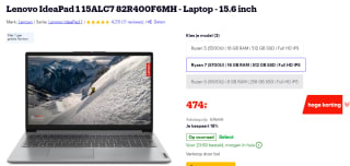 Lenovo IdeaPad 1 15ALC7 - Laptop voor €474 bij Bol