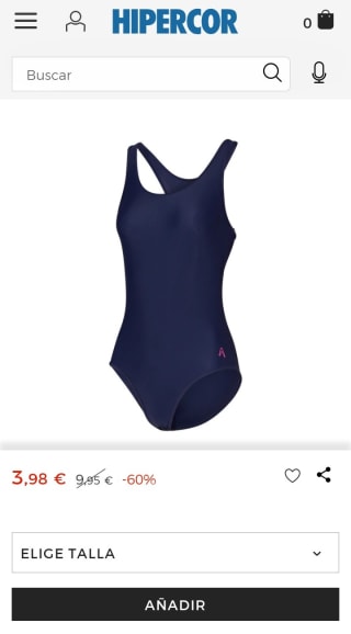 Bañador de mujer Boomerang por 3,98€.