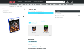 Videojuego Tales of Arise PS5 por solo 14,99€