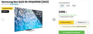 Samsung Neo QLED QN900B 65" Zwart voor €2.499 bij Hello TV