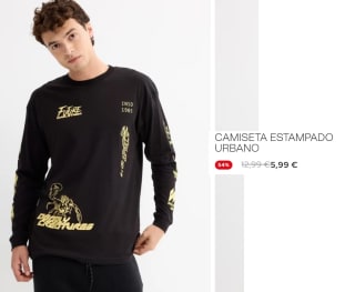 Camiseta para Hombre Future INSD por 5.99€