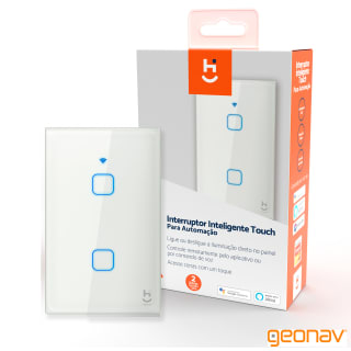 Interruptor Inteligente com Touch da Geonav - R$ 99