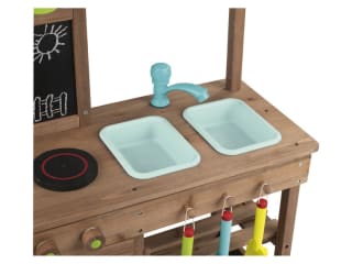 Houten Playtive Buiten speelgoedkeuken voor €29,99 in de Lidl webshop
