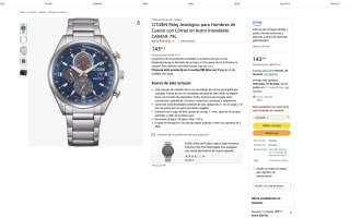 CITIZEN Eco-Drive CA0459-79L con Correa en Acero Inoxidable por solo 143,30€