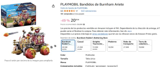 Playmobil Burnham Raiders vuurgevechtwagen (71299) voor €20,57 bij Amazon Spanje