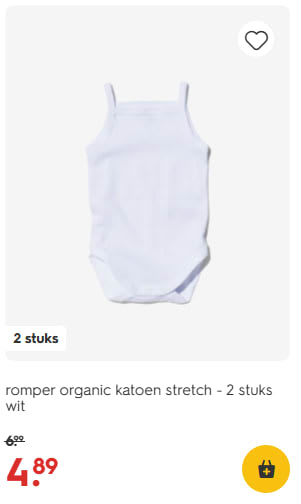 30% korting op rompers, pyjama's en slaapzakken bij Hema