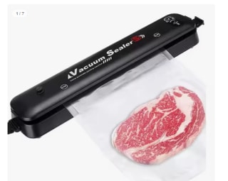 Maquina Envasadora de Alimentos + 9 bolsas por 11.05€ (Cuenta Nueva 6.63€)