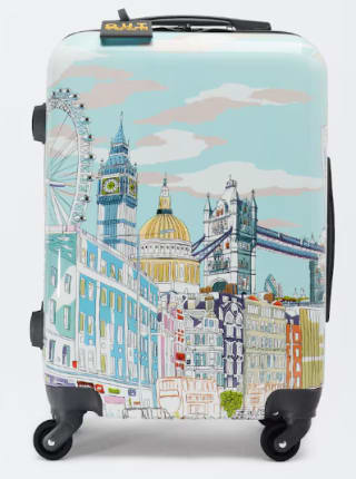 Maleta de cabina rígida con capacidad de 20 L por 29,99€