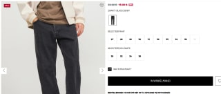 Jack & Jones Chris Relaxed Fit 737 Black Denim voor €15 bij Jack & Jones