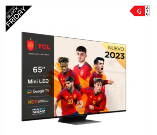 Televisor QLED 65" TCL 65C845 VA FALD Mini-LED, 576 zonas 144Hz por 889€