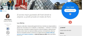 2 noches en hotel Le Patio Bastille de 3 estrellas desde 189€pxp(con vuelos)