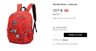 Mochila Kukuxumusu Moon por 17.99€