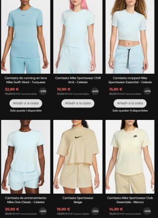 Rebajas hasta 75% + 10€ EXTRA descuento Nike calzado y ropa a precios de locura