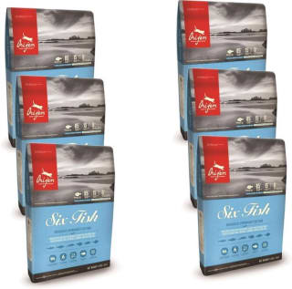 Orijen Whole Prey Six Fish Cat Sardines&Heek - Kattenvoer - 6 x 340 g voor €14,95 bij Bol.com