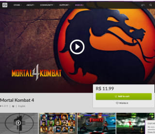 Jogo: Mortal Kombat 4 para PC na Gog - R$ 11,99